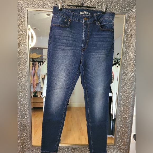 Blue Spice Denim - Blue Spice Size 13 Junior High Waist Skinny Plush Jeans